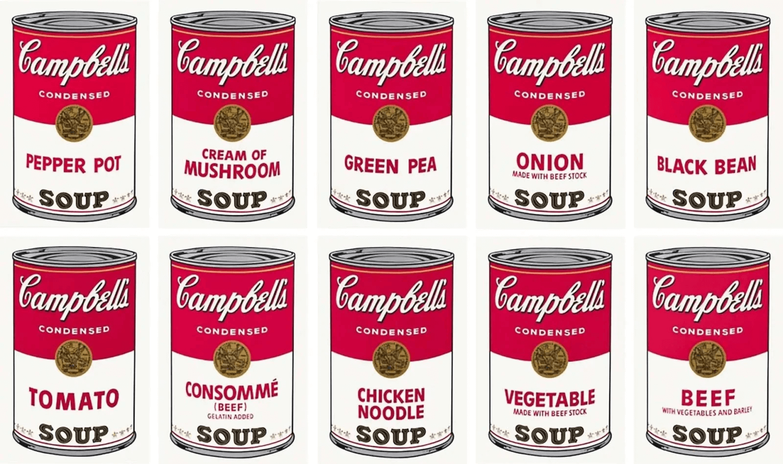 Campbell’s soup Энди Уорхола