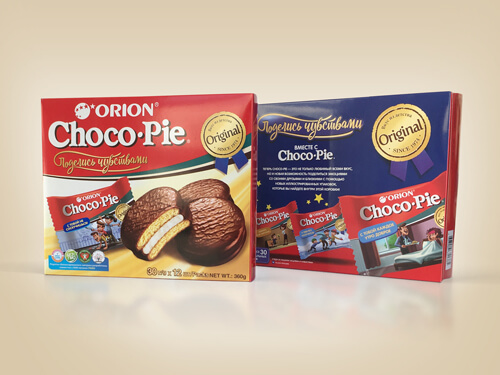 Упаковка Choco Pie