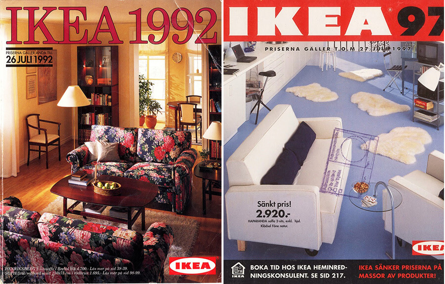 Обложки каталогов IKEA