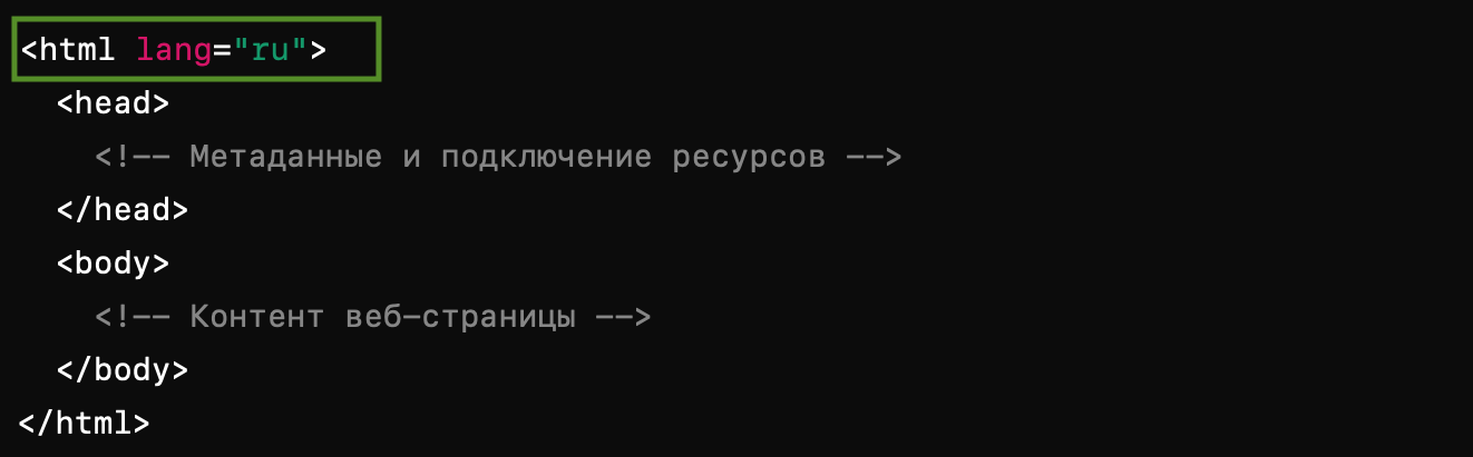 Тег html